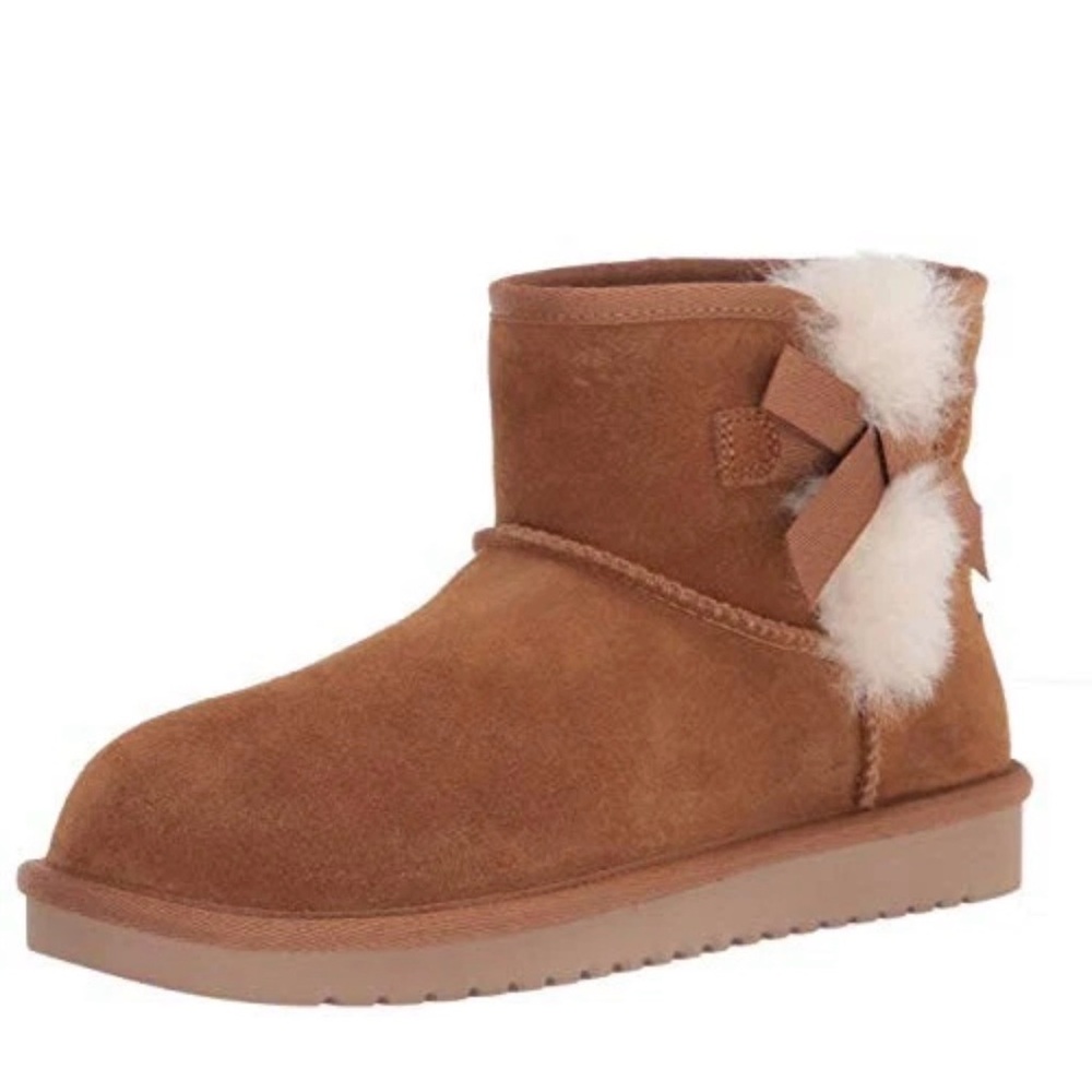 KOOLABURRA BY UGG VICTORIA MINI GIRLS PULL ON Chestnut Winter Boots Sz 3 GUC